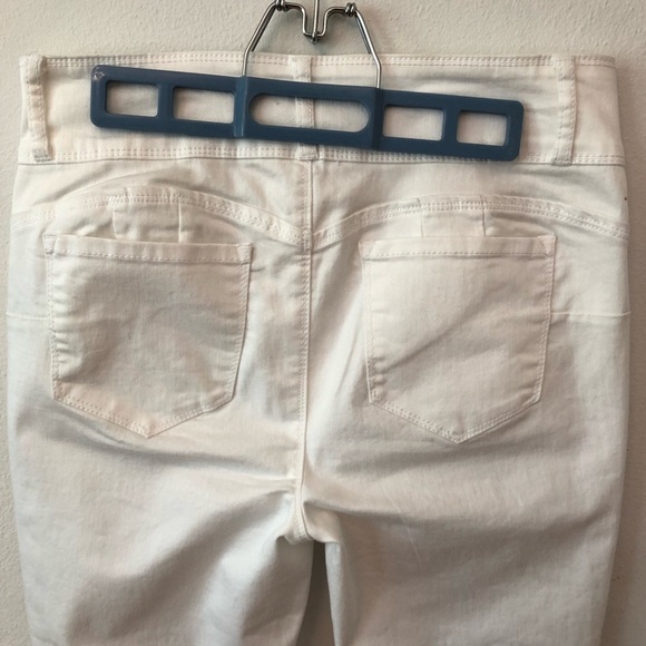 WAX Jeans Paint splatter white Jeans. Butt I love you Abstract High Waist. PRIDE - Picture 9 of 15